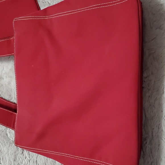 Covington Red nylon shoulder bag with coin purse - Picture 7 of 16